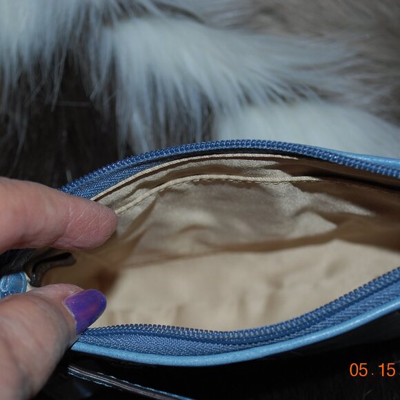 Coach New Baby Blue Wristlet/clutch - Picture 2 of 7